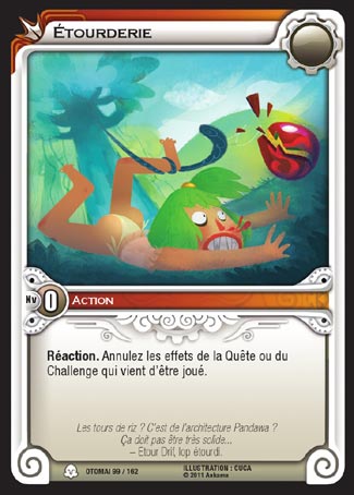 Carte Wakfu - Étourderie - Otomaï 099/162