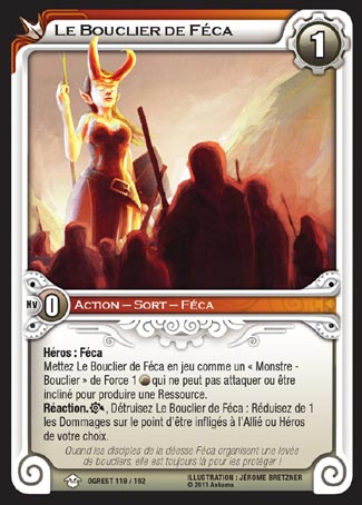 Carte Wakfu - Le Bouclier de Féca - Chaos d'Ogrest 119/162