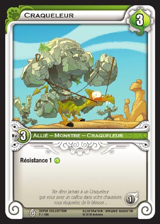 Carte Wakfu - Craqueleur - Dofus Collection 007/100