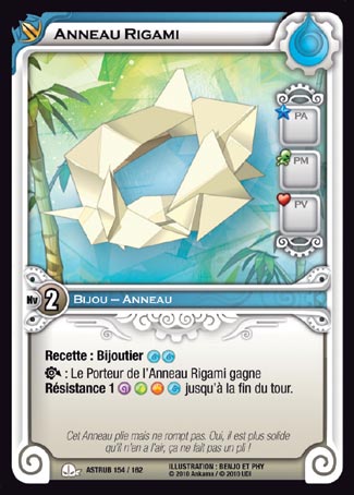 Carte Wakfu - Anneau Rigami - Astrub 154/162