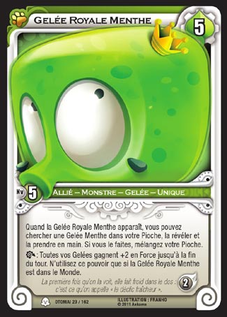 Carte Wakfu - Gelée Royale Menthe - Otomaï 023/162