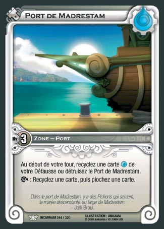 Carte Wakfu - Port de Madrestam - Incarnam 244/320