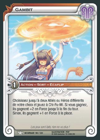 Carte Wakfu - Gambit - Incarnam 190/320