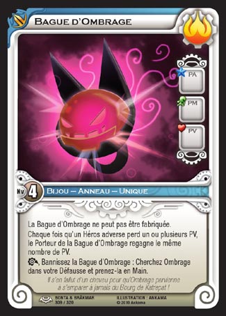 Carte Wakfu - Bague d'Ombrage - Bonta & Brâkmar 309/320