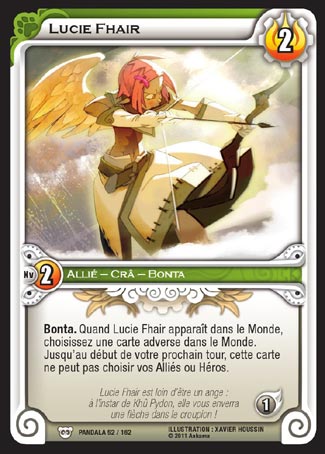 Carte Wakfu - Lucie Fhair - Pandala 052/162