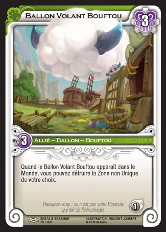 Carte Wakfu - Ballon Volant Bouftou - Bonta & Brâkmar 079/320