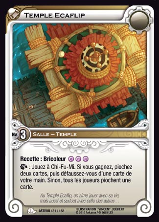 Carte Wakfu - Temple Ecaflip - Astrub 131/162