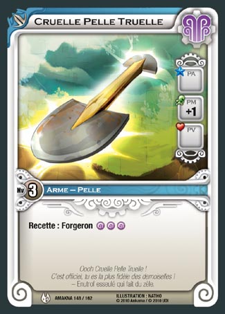 Carte Wakfu - Cruelle Pelle Truelle - Amakna 148/162