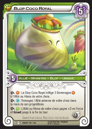 Carte Wakfu - Blop Coco Royal - Chaos d'Ogrest 055/162
