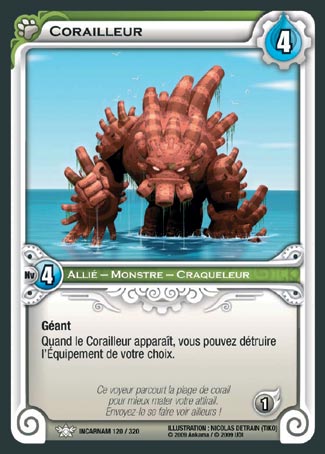 Carte Wakfu - Corailleur - Incarnam 120/320