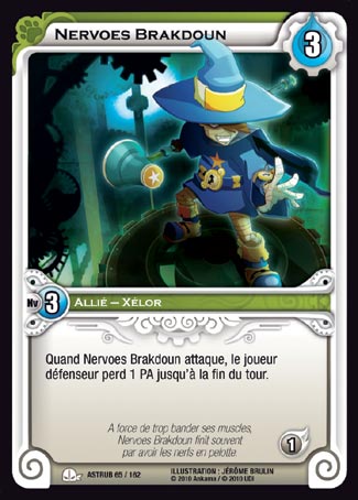 Carte Wakfu - Nervoes Brakdoun - Astrub 065/162