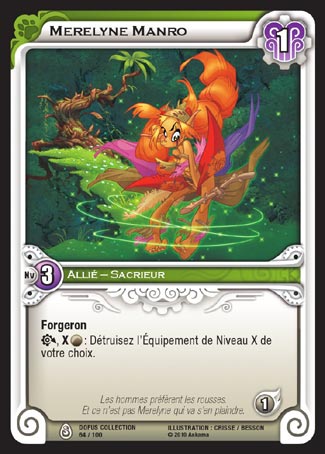 Carte Wakfu - Merelyne Manro - Dofus Collection 064/100