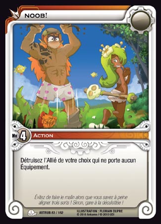 Carte Wakfu - Noob ! - Astrub 083/162