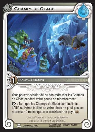 Carte Wakfu - Champs de Glace - Otomaï 122/162