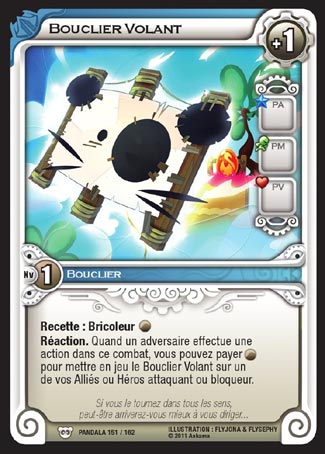 Carte Wakfu - Bouclier Volant - Pandala 151/162