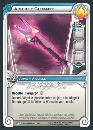 Carte Wakfu - Aiguille Gluante - Incarnam 297/320