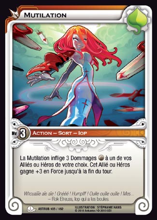 Carte Wakfu - Mutilation - Astrub 105/162