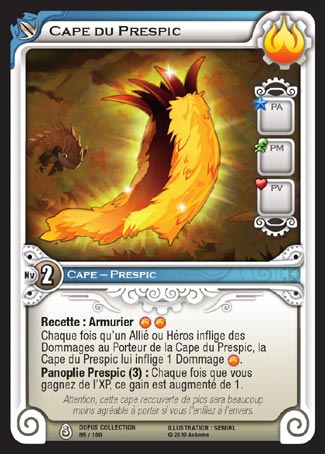 Carte Wakfu - Cape du Prespic - Dofus Collection 086/100