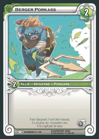 Carte Wakfu - Berger Porkass - Incarnam 033/320