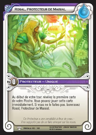 Carte Wakfu - Rosal, Protecteur de Maisial - Pandala 162/162