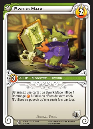 Carte Wakfu - Bwork Mage - Dofus Collection 031/100