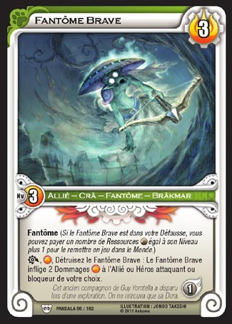 Carte Wakfu - Fantôme Brave - Pandala 056/162