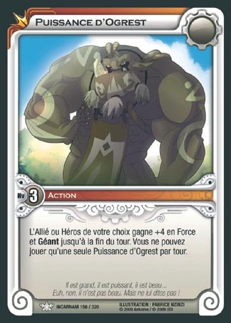 Carte Wakfu - Puissance d'Ogrest - Incarnam 156/320