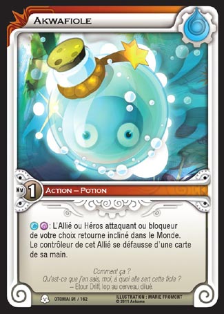 Carte Wakfu - Akwafiole - Otomaï 091/162