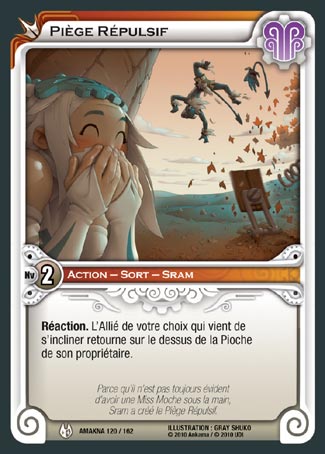 Carte Wakfu - Piège Répulsif - Amakna 120/162