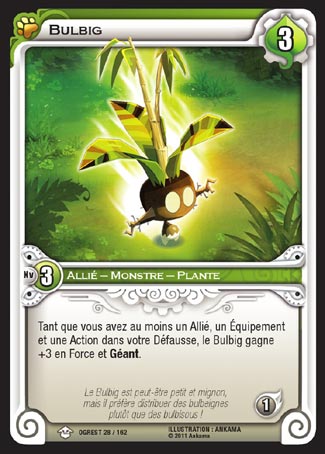 Carte Wakfu - Bulbig - Chaos d'Ogrest 028/162