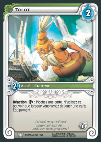 Carte Wakfu - Tolot - Incarnam 129/320
