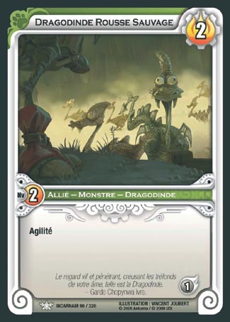Carte Wakfu - Dragodinde Rousse Sauvage - Incarnam 090/320