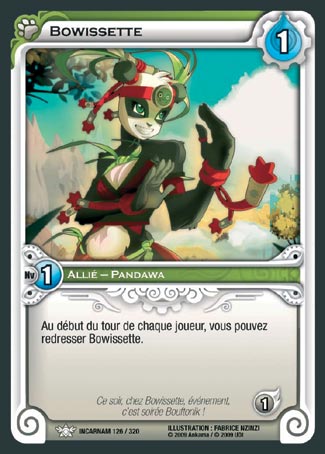 Carte Wakfu - Bowissette - Incarnam 126/320