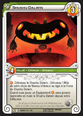 Carte Wakfu - Shushu Dalwin - Chaos d'Ogrest 072/162