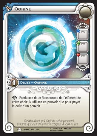 Carte Wakfu - Ogrine - Chaos d'Ogrest 152/162