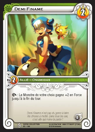 Carte Wakfu - Demi Finame - Dofus Collection 067/100