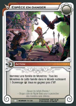 Carte Wakfu - Espèce en Danger - Incarnam 173/320