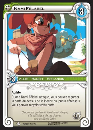 Carte Wakfu - Nami Félabel - Chaos d'Ogrest 095/162