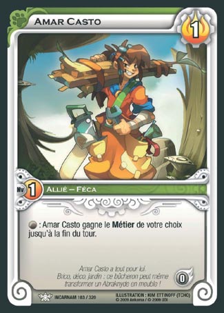 Carte Wakfu - Amar Casto - Incarnam 103/320