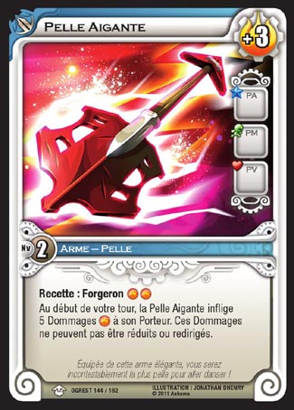 Carte Wakfu - Pelle Aigante - Chaos d'Ogrest 144/162