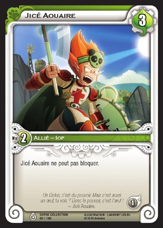 Carte Wakfu - Jicé Aouaire - Dofus Collection 060/100