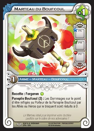 Carte Wakfu - Marteau du Boufcoul - Bonta & Brâkmar 279/320