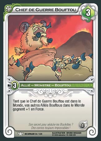 Carte Wakfu - Chef de Guerre Bouftou - Incarnam 024/320