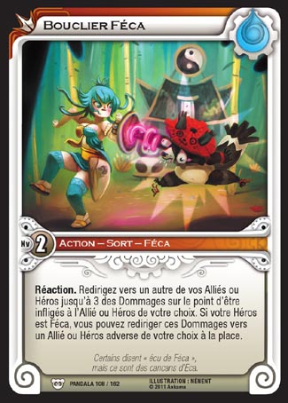 Carte Wakfu - Bouclier Féca - Pandala 108/162