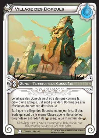Carte Wakfu - Village des Dopeuls - Otomaï 125/162
