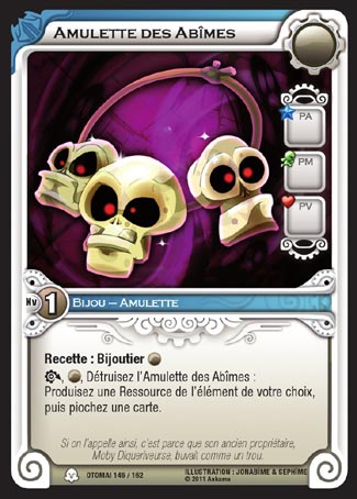 Carte Wakfu - Amulette des Abîmes - Otomaï 146/162