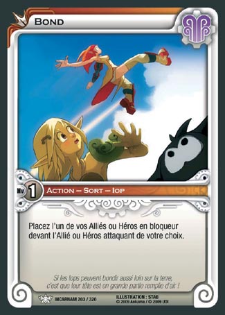Carte Wakfu - Bond - Incarnam 203/320
