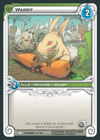 Carte Wakfu - Wabbit - Incarnam 115/320