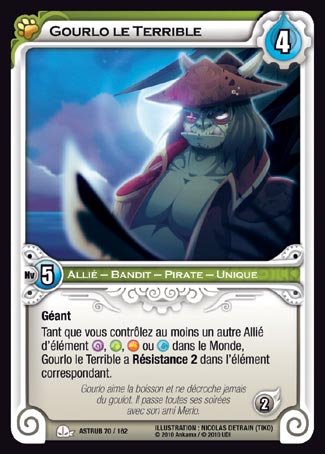 Carte Wakfu - Gourlo le Terrible - Astrub 070/162