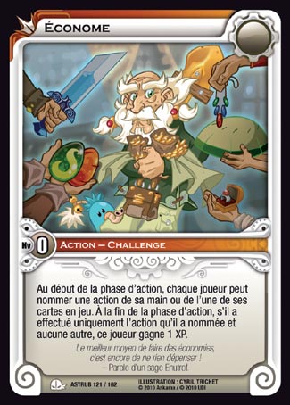 Carte Wakfu - Économe - Astrub 121/162